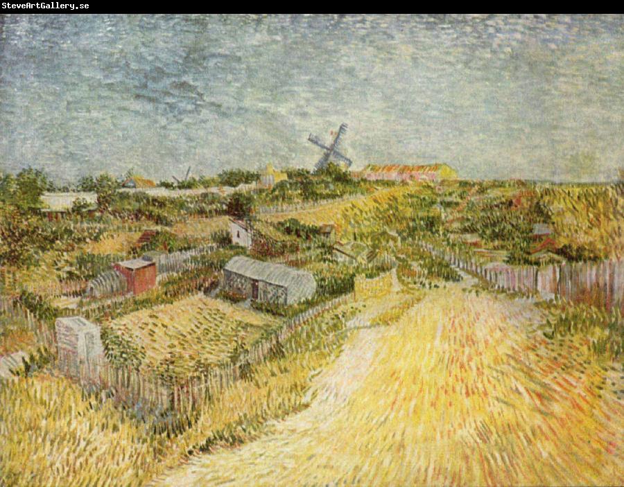 Vincent Van Gogh Gemusegarten am Montmartre